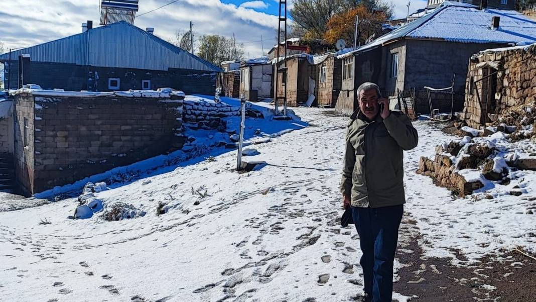 Doğu Anadolu beyaz örtüyle kaplandı: Manzarası Nuri Bilge Ceylan filmlerini aratmadı 7